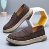 Handmade Leather Men's Casual Shoes Classics Dress Shoes Moccasins Slip on Loafers Driving Shoes for Men Outdoor Business Flats