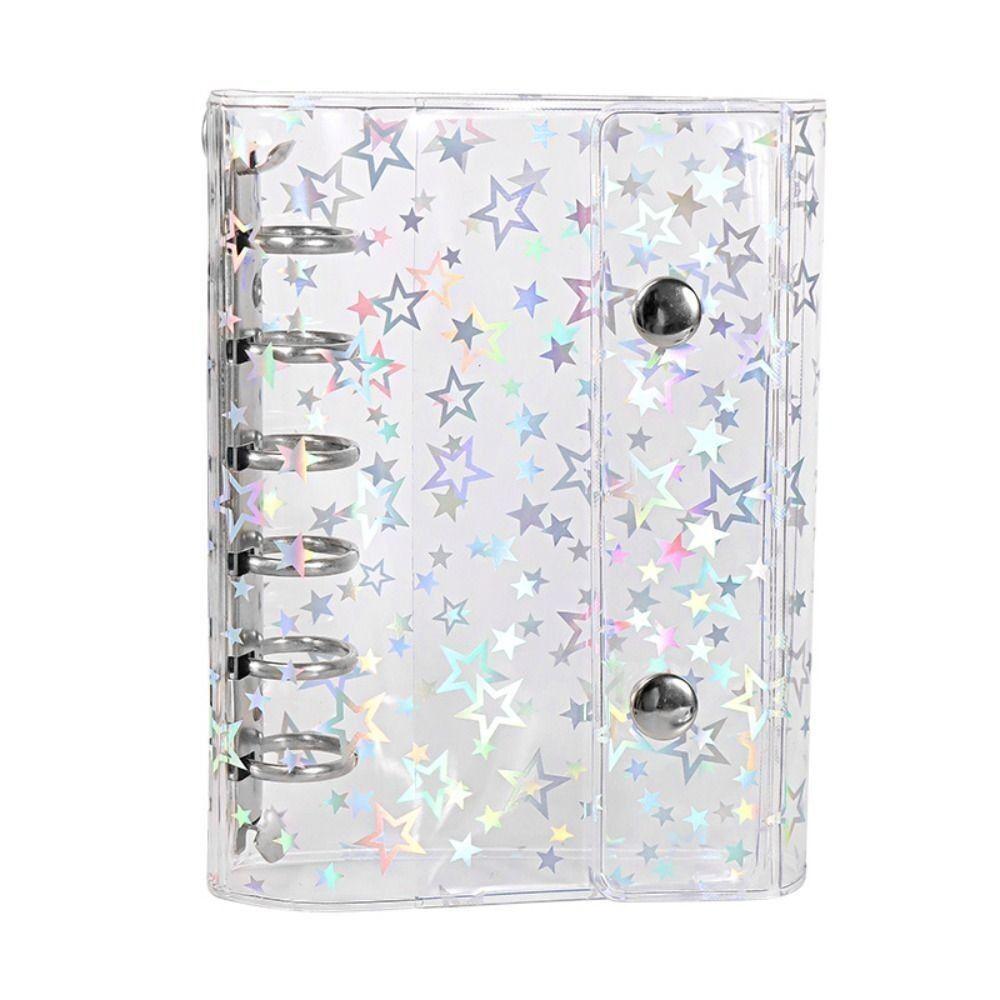 Transparent Book Clip A6/A7/M5 Notebook Loose Leaf Binder New Loose-leaf Notebook Cover A7