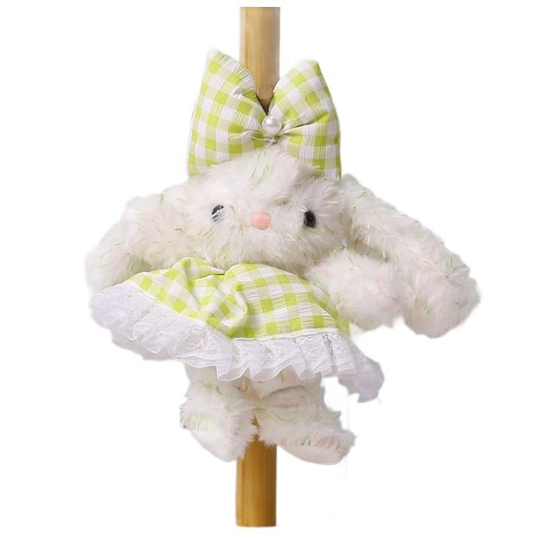 Cute Rabbit Plush Toy With Dress Decorative Hanging For Home Decor