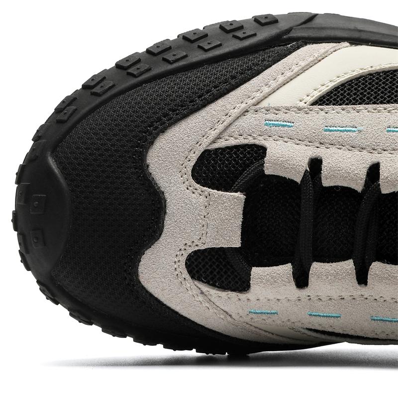 Fashion High Quality Leather Hiking Shoes Durable Outdoor Sport Men Trekking Leather Shoes Lace-Up Climbing Hunting Sneakers