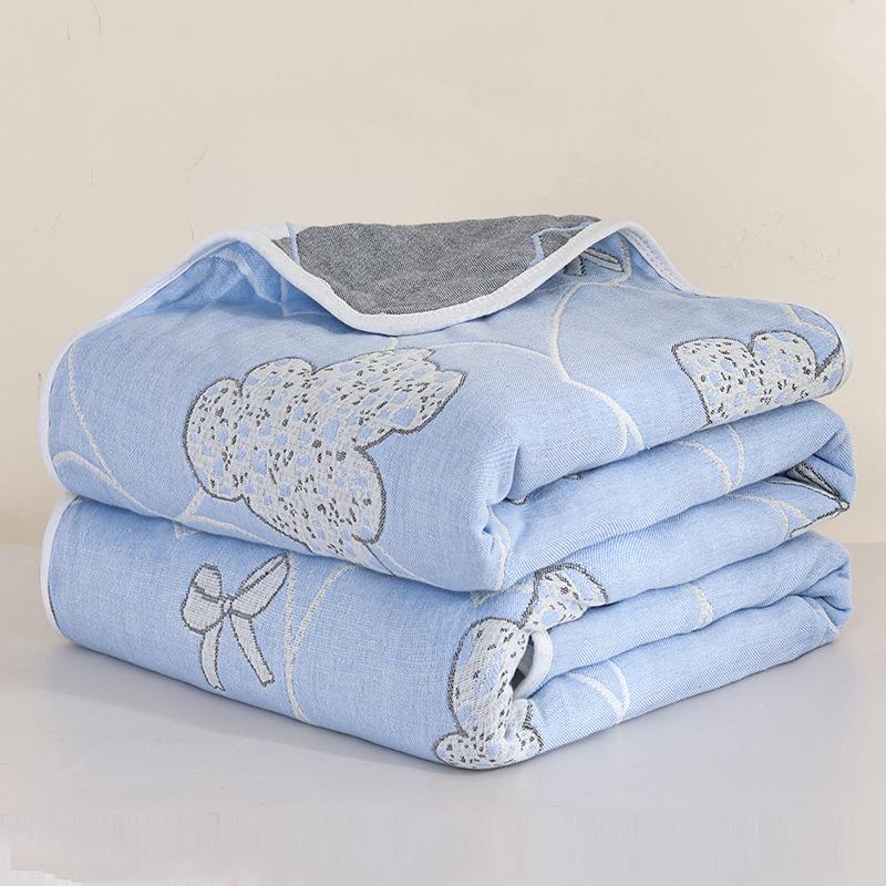 Six-Layer Pure Cotton Gauze Blanket for Summer – Baby Nap & Child's AC Cover, Gift