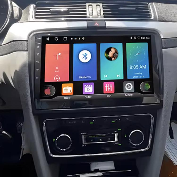 Skoda Superb 2 B6 Android Navigation & CarPlay System with HD Reverse Camera