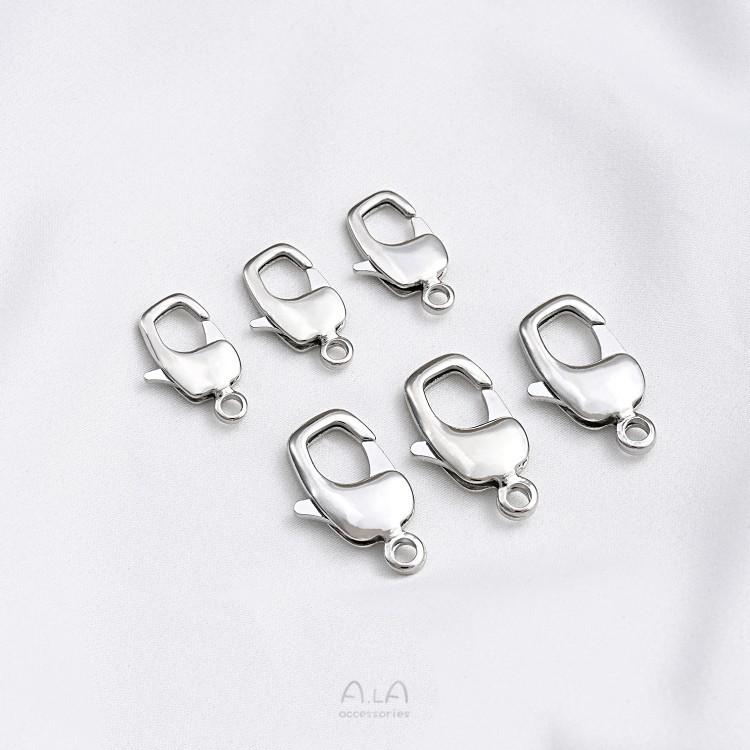 14K Gold Filled Crab Claw & Fish Tail Clasp for DIY Bracelets & Necklaces