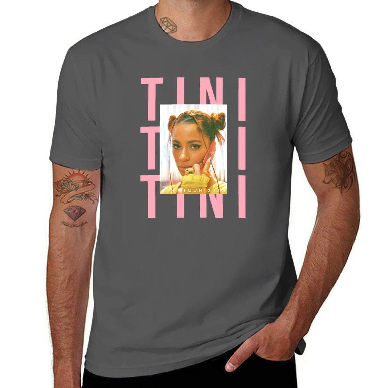 

Tini Tour 2022 T-Shirt t shirts for man pack white cotton t shirts man 100% T-Shirt 4XL