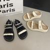 French with skirt sandals women's summer wear 2025 new soft-soled non-slip not tired feet beach cool slippers