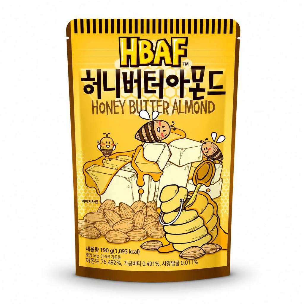 HBAF Przyprawione Migdały i Orzechy Nerkowca 170g/190g (33 Smaki)