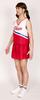 Clearstone Crossdressing Mann Cosplay Halloween Fresh Cheer Mann Unisex Rot