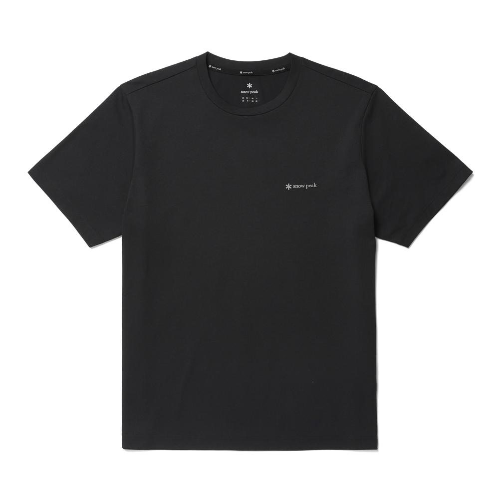 SNOWPEAK Quick Dry Basic Short Sleeve T-Shirt Black (S26MUTTS12)