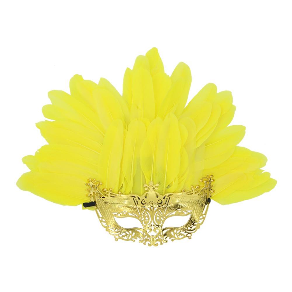 Personality Feather Masquerade Mask Novelty Cosplay Mask Carnival Headpiece  Easter Carnival Party