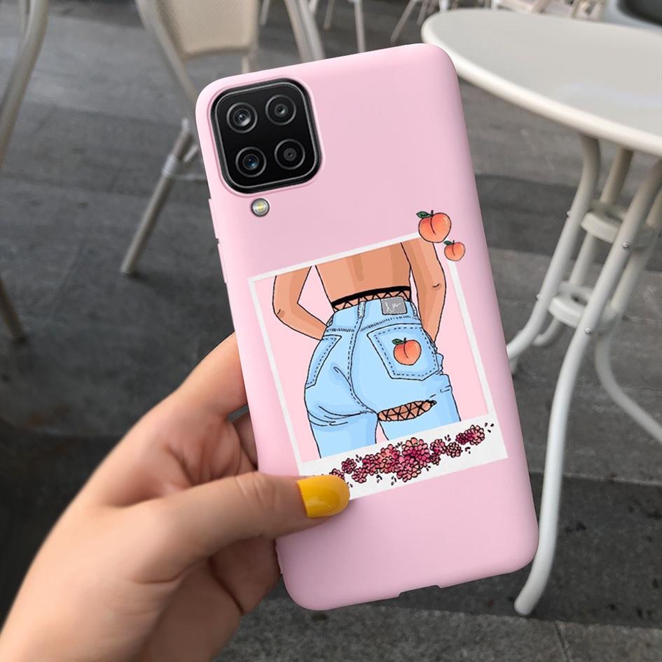 For Samsung Galaxy A12 Case Samsung A42 5G Lovely Heart Cover Back Fundas For Samsung A 12 SM-A125F SM-A426B A 42 5G Phone Cases