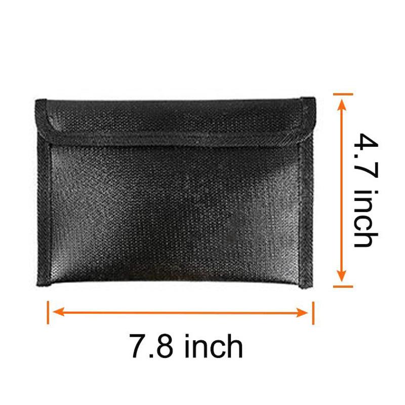 Fireproof Waterproof Faraday Bag Anti-Hacking Signal Blocker Storage Pouch for Phone Notebook Computer Ipad Key Fob Faraday Bag