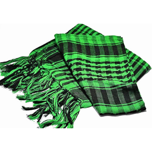 ARB-KFY Afghan Stole, Shemagh, Neck Scarf, Face Mask, Airsoft Gear, 100% Cotton (OD)