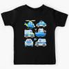 Police Cars for Kids Cops Kids T-Shirt