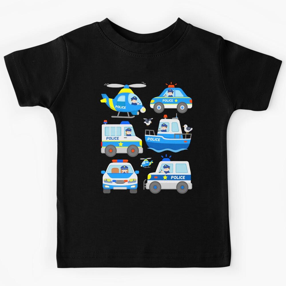 Police Cars for Kids Cops Kids T-Shirt 110