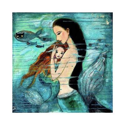 Mermaid Series Bare Home Decor Room HD Canvas Print Picture Wall Art Painting