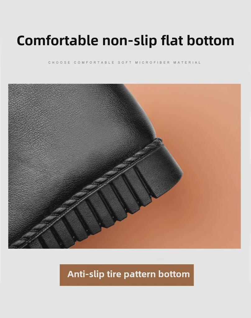 Mid-Aged Women's Non-Slip Winter Boots with Velvet Lining