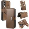 For Samsung Galaxy S25 Edge Case CASENEO MW-02 Detachable Magnetic Leather Flip Phone Cover