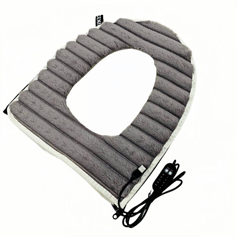 

Подогреваемый USB чехол для унитаза универсальный мягкий коврик для унитаза бытовой моющийся коврик для унитаза чехлы для подушек для ванной аксессуары