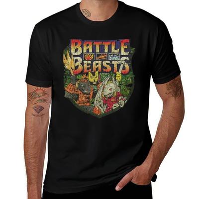 Battle Beasts 1986 Tshirt Durable Work Wear Tshirt