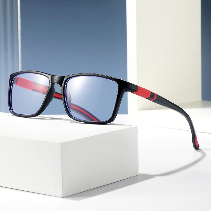 8PCS Ultra Light Pochromic Reading Glasses for Men Color Changing Presbyopia Glasses Anti Blue Light Far Sighted Glasses