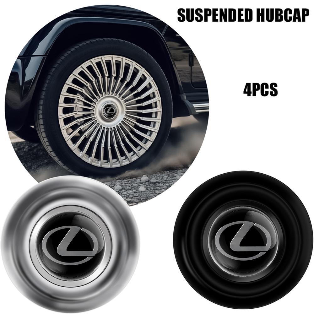 crajwx1 4PC For Lexus FSPORT IS200 ES300h ct200h RX350 IS300h IS250 Car Styling Wheel Tire Hub Cap Cover Badge Auto Exterior Accessories