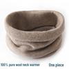 Unisex Pure Wool Cashmere Neck Warmer: Cozy Knit Scarf & Dickey Pullover for Autumn/Winter