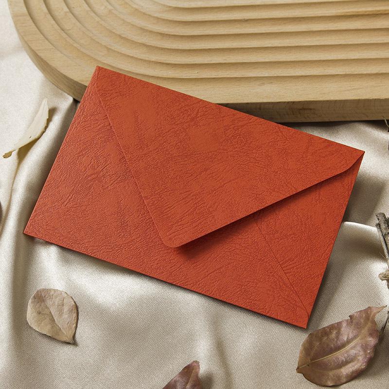 Retro Wood Grain Stationery Set: Love Letter, Postcard, Invitation, Greeting Card with Storage Bag & Sealing Wax