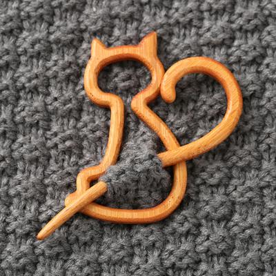 Wooden Brooch For Shawls, Cardigans, Sweaters, Neckline, And Brooch Pins