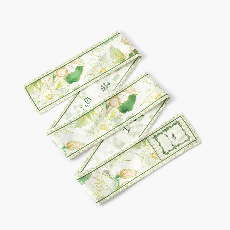 Dunhuang Silk Scarf: Chinese-Style Women's Ribbon, Headband, and Binding Bag Accessory.