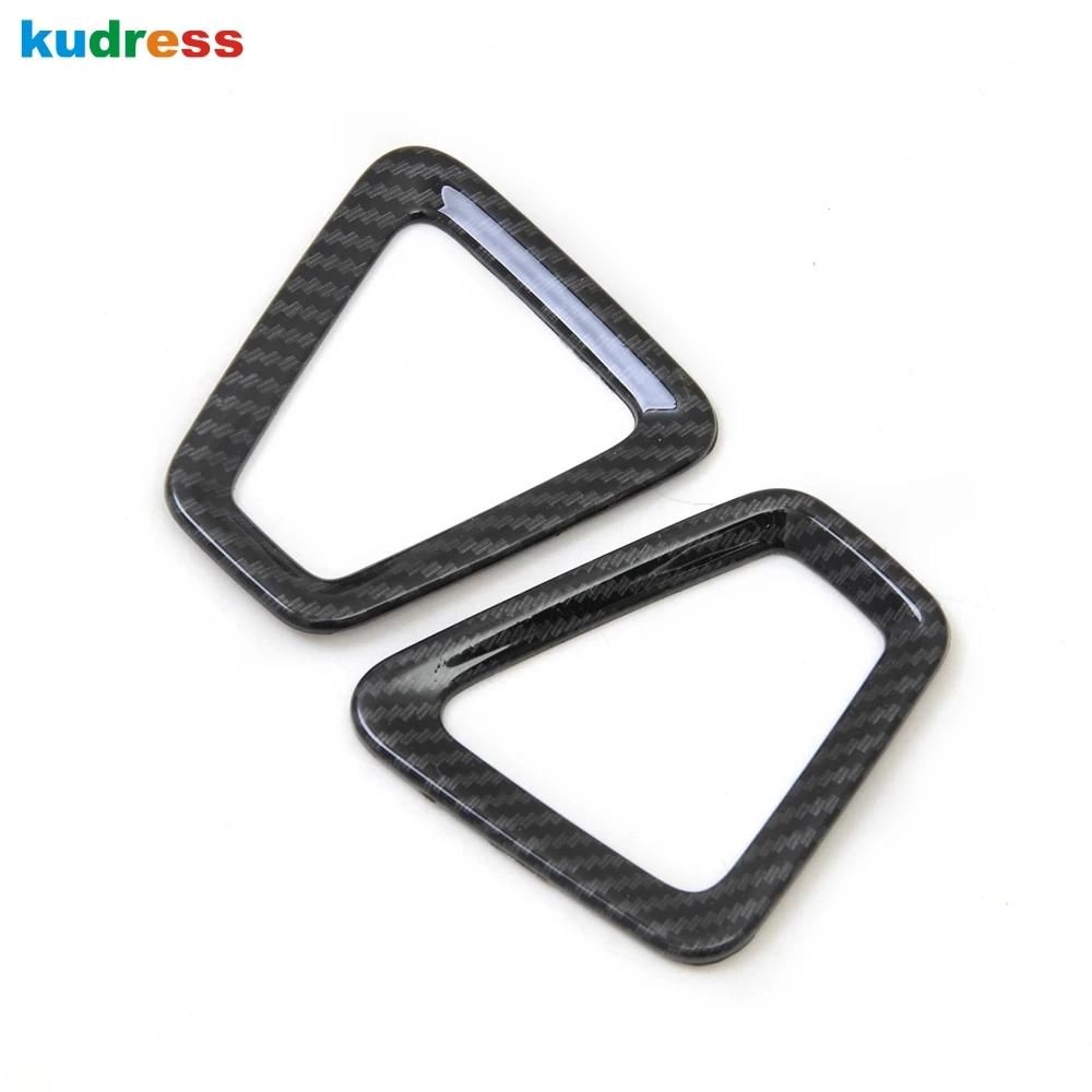 Für Volvo XC60 XC 60 2018 Kohlefaser Auto Front Oben Klimaanlage Lüftungsauslass Abdeckung Zierleiste Innenzubehör