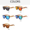 Vintage Wooden Sunglasses Retro Square Design UV400 Protection Luxury Brand Fashion for Men Women Outdoor Driving