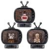 Halloween Decorative Television Shape Decorations Spooky Realistic Skeletons