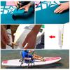 Kit mit PVC-Flicken und Kleber für aufblasbare Produkte Tragbares Stand-Up-Paddleboard    Kit mit Schraubenschlüssel für aufblasbares Kajak Boot Floß Surfbrett
