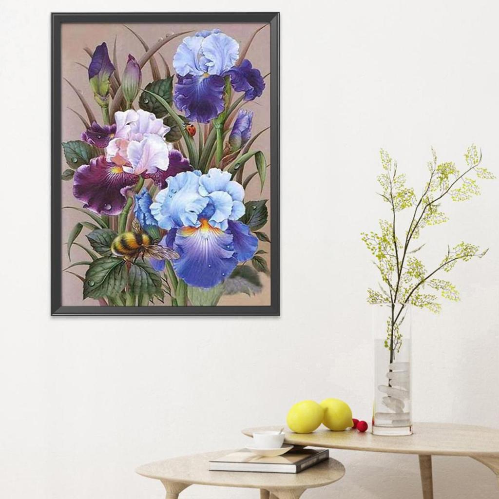 Embroidery Cloth Color Threads Tools Kit DIY Flowers Cross Stitch Kits  Cotton Threads Craft Embroidery Art