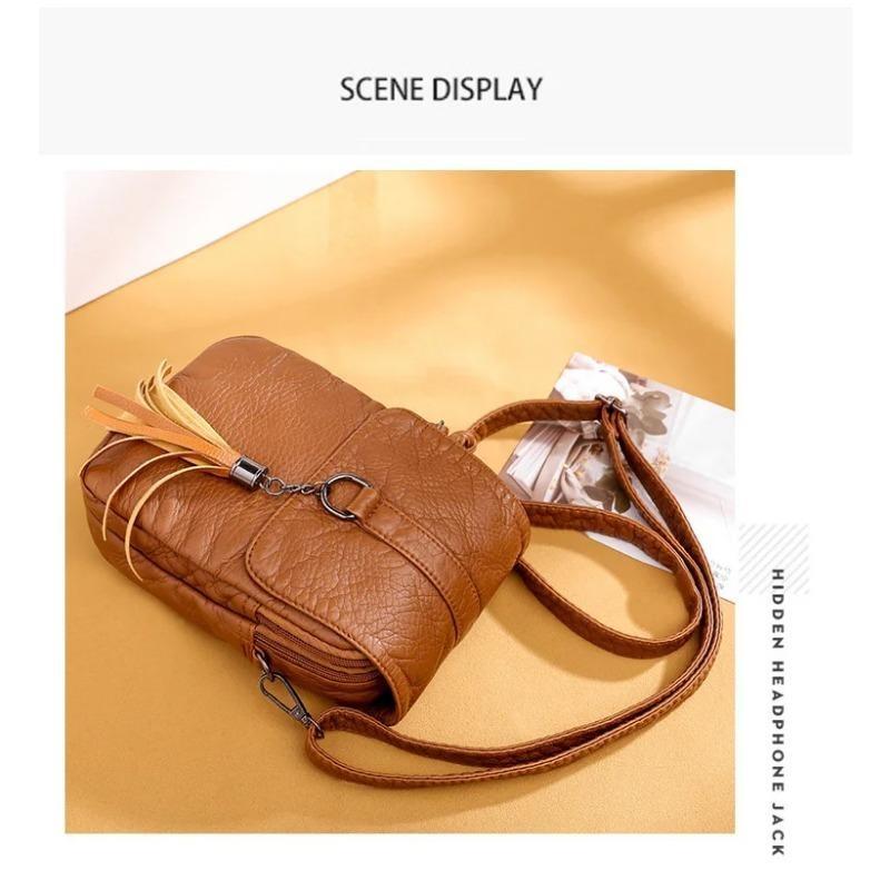 Fashion mini women's designer small shoulder messenger bag wallet lady phone bag female flip phone bag