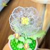 MOC Blume Sukkulente Topfpflanze Modellbaustein DIY Ewiger Strauß Zuhause Schreibtisch Pflanzen Dekoration Ziegel Mädchen Geschenk Kinderspielzeug