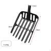 Steel Drain Spade Sifting Head Portable Reusable Tool Sieve for Sewer Drainage Digging Harvest