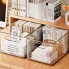 1-3pcs Refrigerator Organizer Bins With Handle Clear Plastic Pantry Food Freezer Tool Storage Box Stackable Fridge Accessories