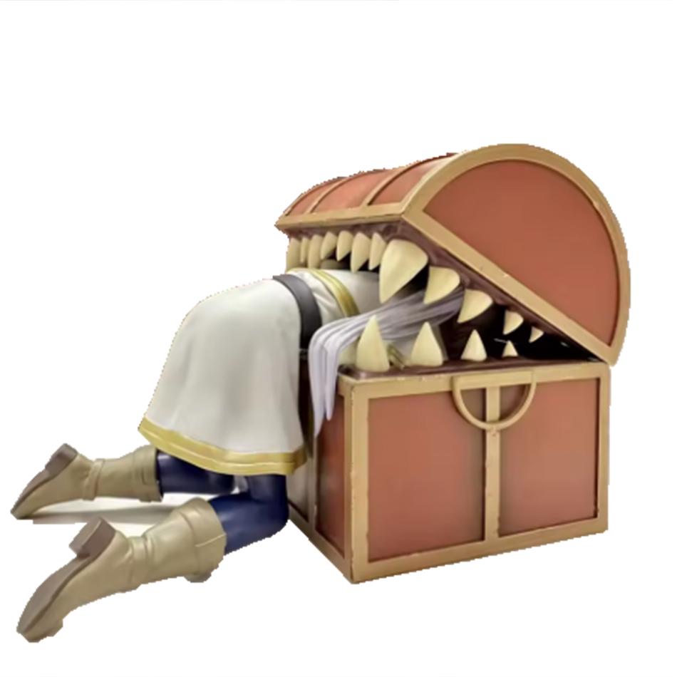 Gifts Frieren Beyond Journey's End Frieren Treasure Box Monster Anime Figure Toy Fern Noodle Stopper Action Figurine Gifts