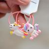 1 Pair Kid Hair Band  Cute Sweet Floral Heart Bear Crystal Hair Rope for Baby Girl Little Girl Hair Accessories