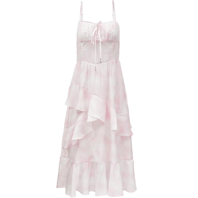 Only Women's Sweet Ruffle Cami Midi Dress