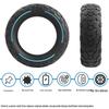 10X3.0 255x80 Solid Rubber Tire for ZERO10X/Kugoo Electric Scooter - Honeycomb Puncture-Proof Design