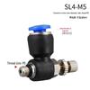 Pneumatic Fitting Combo: SL Throttle Valve 8-02, SL6-01 Component, 10-02 Insert Cylinder, Air Pump