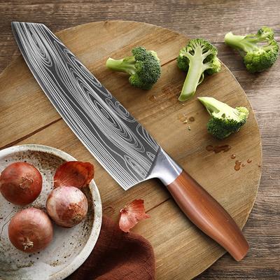 Cuchillo universal de acero inoxidable, cuchillo de cocina, cuchillo de Chef de cocina japonés profesional, cuchillo para cortar