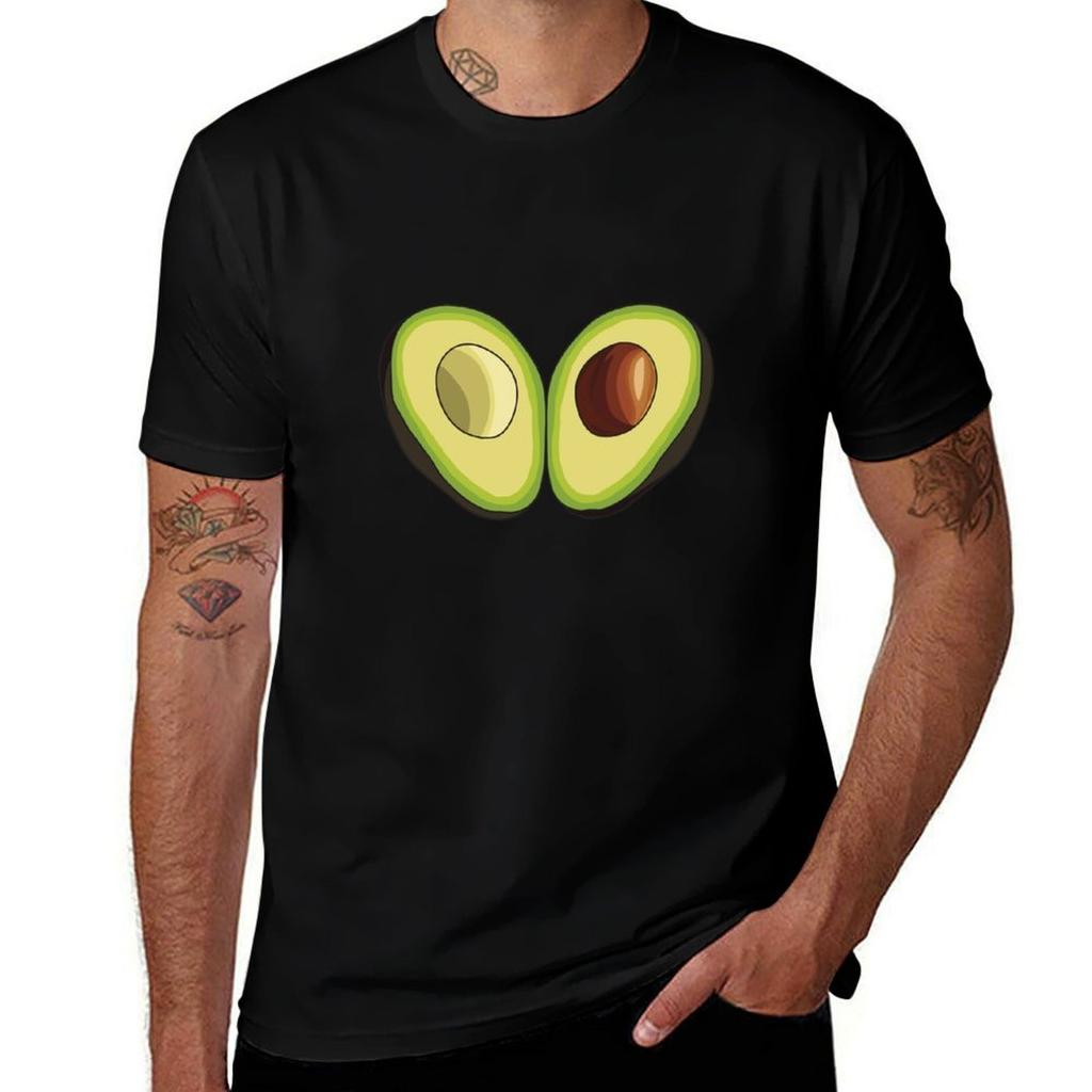 Avocado Heart T-Shirt T Shirts Designer Anime T Shirts Oversize T-Shirt