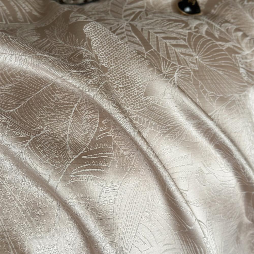 Pure Cotton Bedding Four-piece European Classical Simple Skin-friendly Breathable Bed Sheet Quilt Cover Pillowcase Kit
