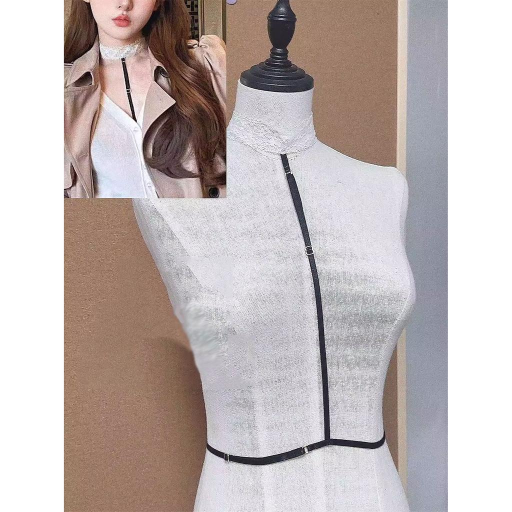 Elegante Cintura a Collana in Pizzo alla Moda Choker Cintura in Vita Catena per il Corpo Harness Collana per la Clavicola Fatta a Mano per Donne Gioielli da Donna