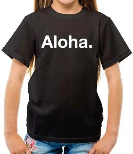 Aloha - Kids T-Shirt - Hello - Greetings - Hawaiian - Love - Peace 100