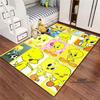 3D printed cartoon TweetyBird rug, suitable for living rooms, bedrooms, sofas, balconies, gardens, etc. Large-sized decorativ