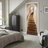 SeraphinaT 3D Door Sticker Wall Decals Mural Wallpaper, Waterproof and